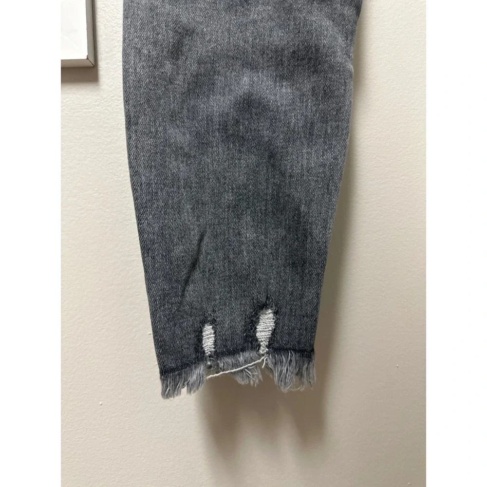 Kancan Jeans Womens Grey Distressed Skinny High Rise Jeans Cut 40452 Size 11‎ 29